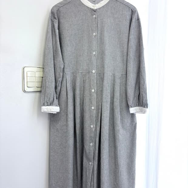 SEASON REASON 스트라이프 코튼 모리걸 원피스 JPN