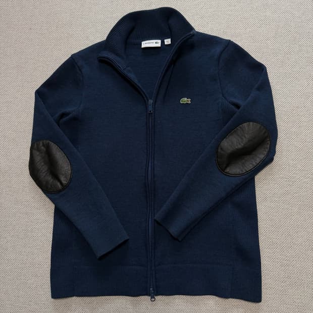 라코스테 투웨이 니트 집업