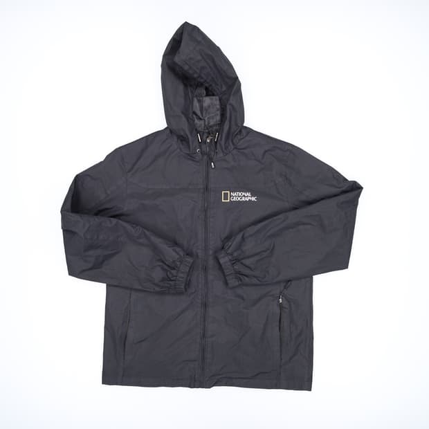 [95정도] 내셔널지오그래픽로고 바람막이 자켓 1223H1