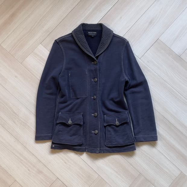 [POLO JEANS] shawl collar cotton jacket