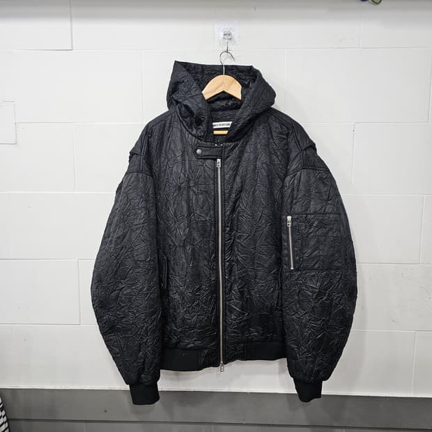 미스터차일드 크링클 후드 봄버자켓