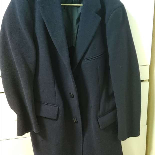 유니클로 질샌더 네이비 코트 M