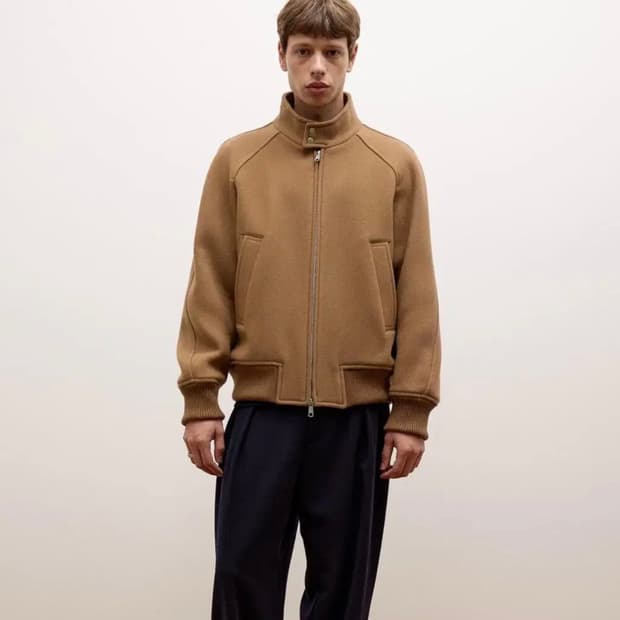 애프터프레이 리가즈 해링턴 블루종 모카