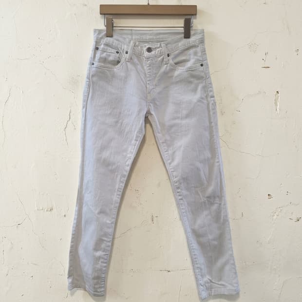 리바이스 511 화이트 청바지 W28