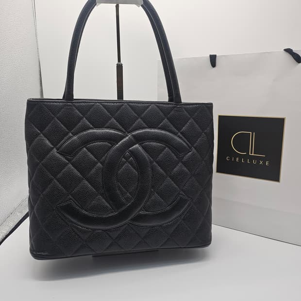 정품 샤넬 캐비어 코인백