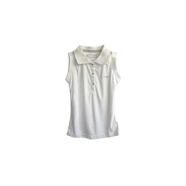 Oakley White Banded Tank Top
