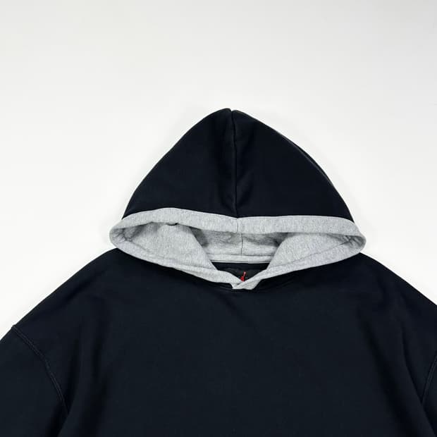 조던 점프맨 레터링 블랙 후드티 (XL)