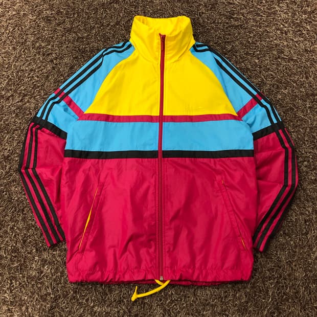 아디다스 컬러블록 윈드브레이커 바람막이 자켓