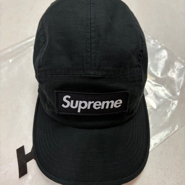 슈프림 밀리터리 캠프캡 블랙(23FW)