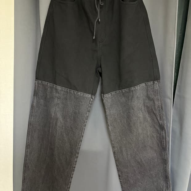 아모멘토 드로우스트링 데님팬츠