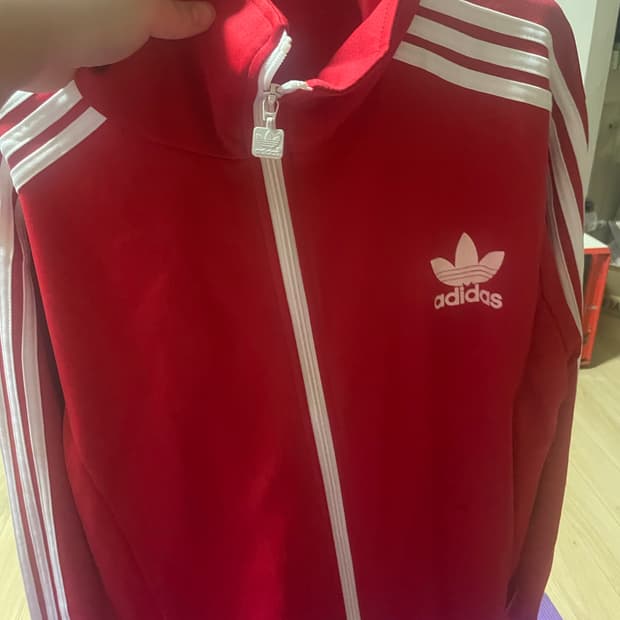 아디다스 저지 레드 L사이즈