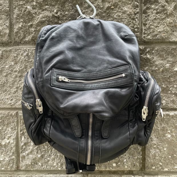 [OS] Alexander Wang 빅 블랙 레더 백팩