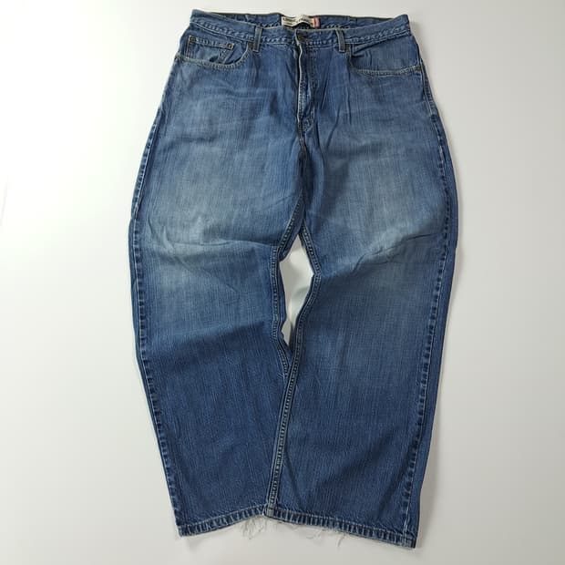 CA546 38 리바이스 569 00s 루즈스트레이트 데님 팬츠 바지