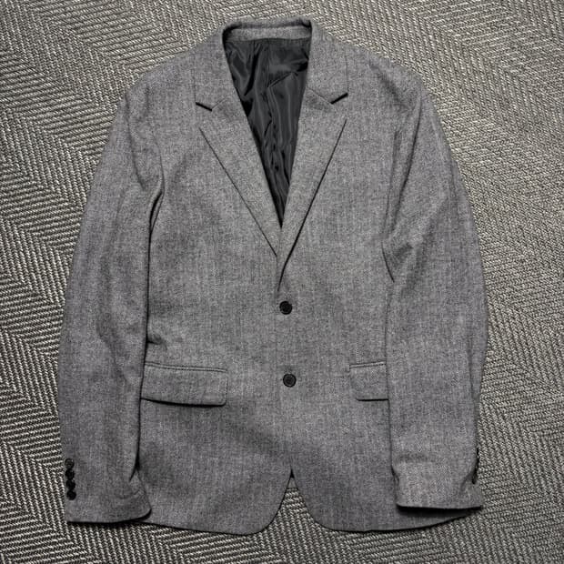 클럽모나코 헤링본 그레이 블레이저(40)