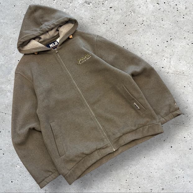 [100] 엠엘비 MLB 빈티지 후리스 후드 집업 자켓 D146