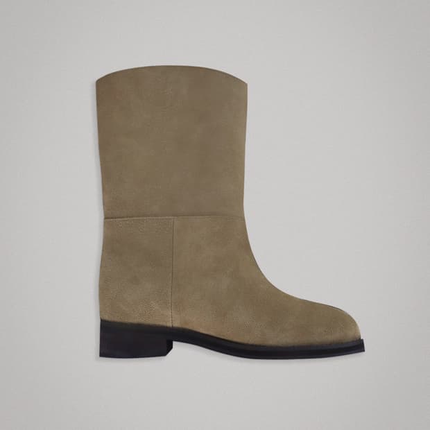 위드아웃썸머 킨더 하프 부츠 스웨이드 베이지 240