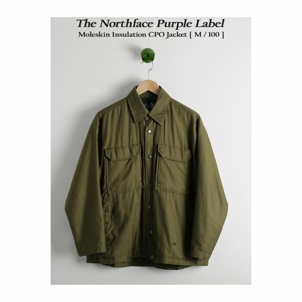 노스페이스 퍼플라벨 CPO 자켓 M사이즈 올리브