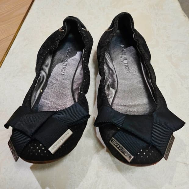 Louis Vuitton루이비통 스웨이드 밴딩 플Louis Vuit랫슈즈