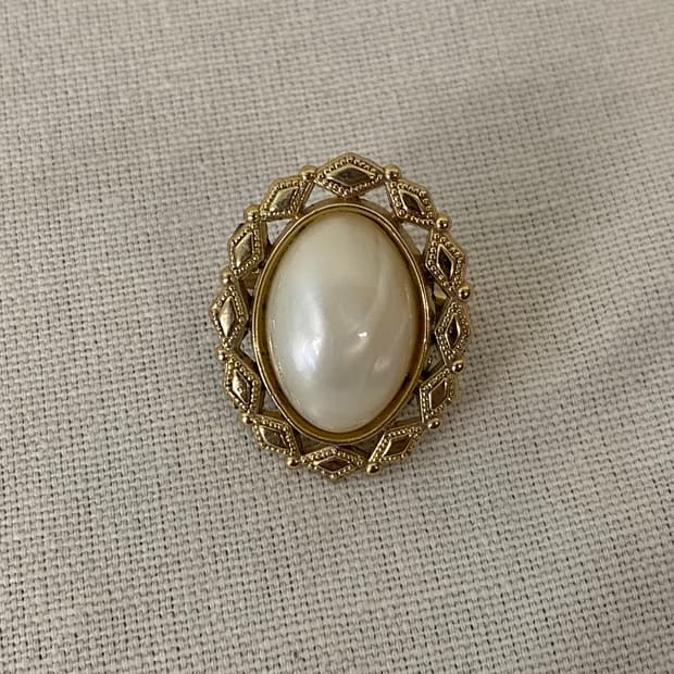 빈티지 진주  브로치