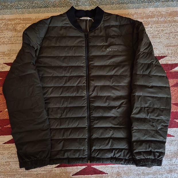 블랙야크 스펠 로고 구스다운 경량패딩 점퍼 2XL(110)