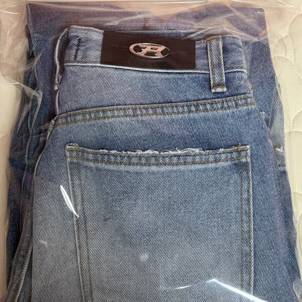 락케이크 카고 데님 진(새상품)