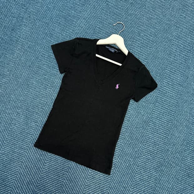 [여성S] 폴로 반팔 니트