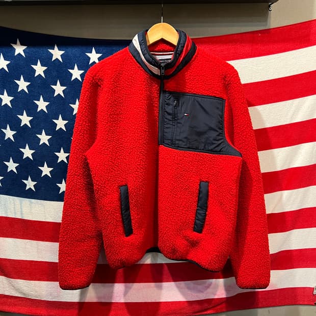 타미힐피거 후리스 집업