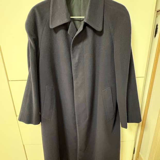 랑방 네이비 코트