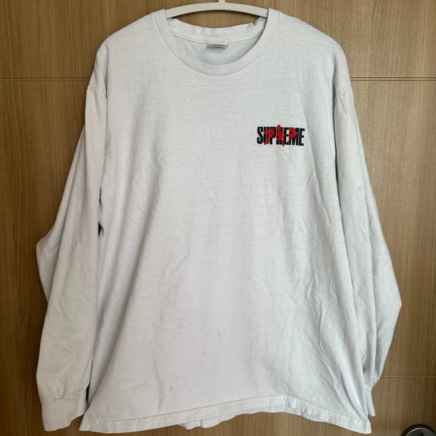 [L] 슈프림 아키라 롱슬리브 화이트