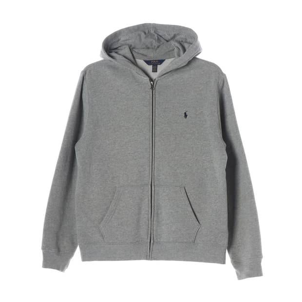 폴로 랄프로렌 보이즈 기모 후드 집업 그레이 18-20
