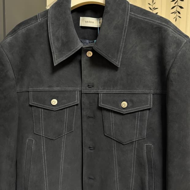 [새상품] 웨이비니스 스웨이드 자켓 그래파이트 진네이비 (2) 해