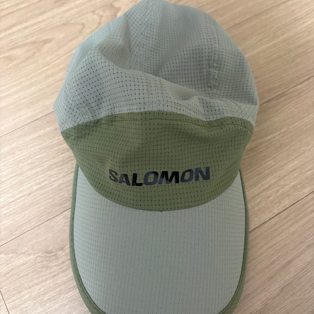 살로몬 하이킹 플로우 5 패널 캡 카키