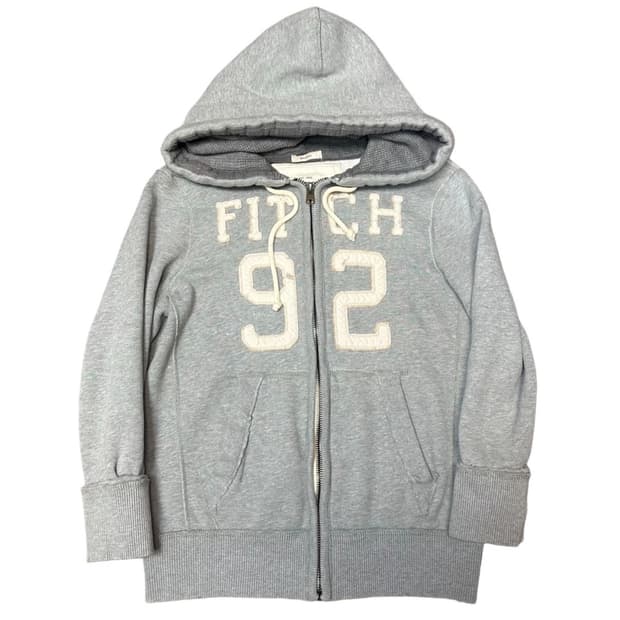 🩶아베크롬비 타이트핏 그레이 후드집업🩶