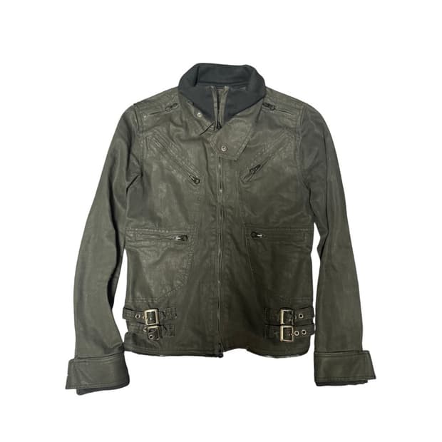 Fuga 00s rare coating rider jacket