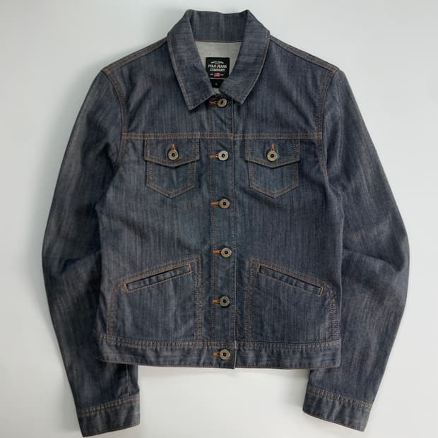 Polo jeans 폴로 진스 우먼스 성조기 스티치 데님 트러커자켓