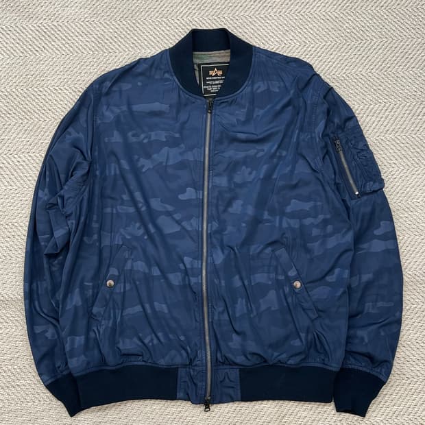 알파 밀리터리 블루종 r2768