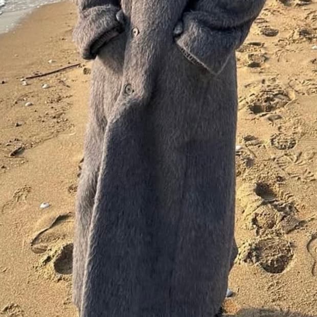 무신사 헤어리 울코트 