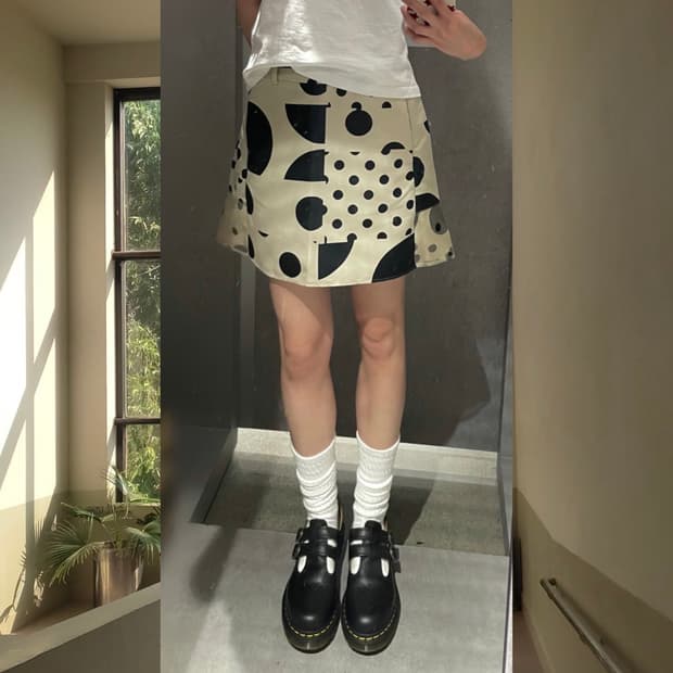 polka dot skirt 폴카 도트 스커트
