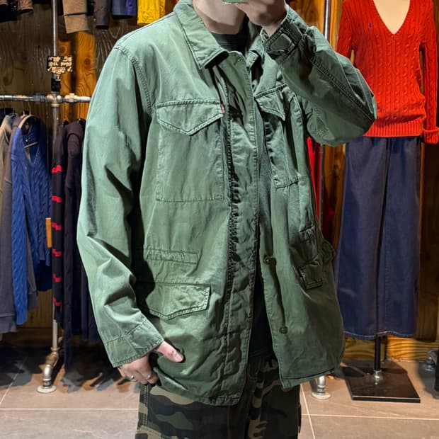 L 리바이스 4포켓 카티 야상 싱글자켓