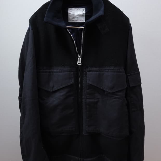 Sacai 니트 도킹 자켓 2