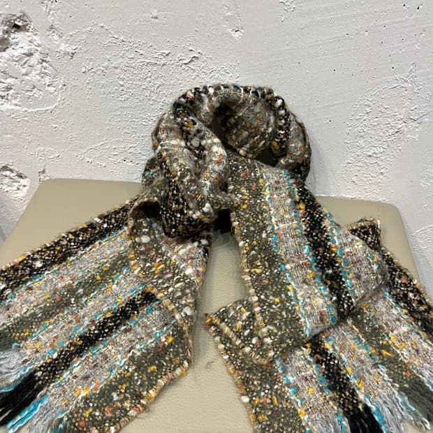 일본빈티지 트위드 머플러