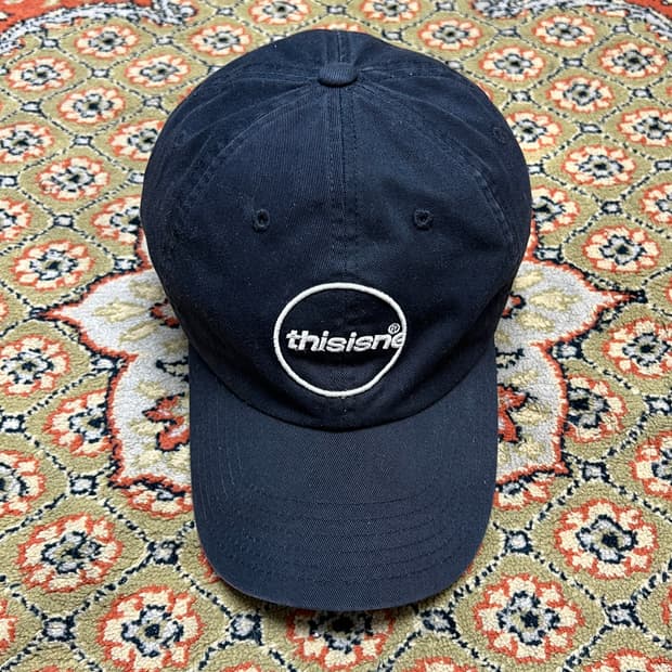 [OS] 디스이즈네버댓 로고 볼캡 블랙