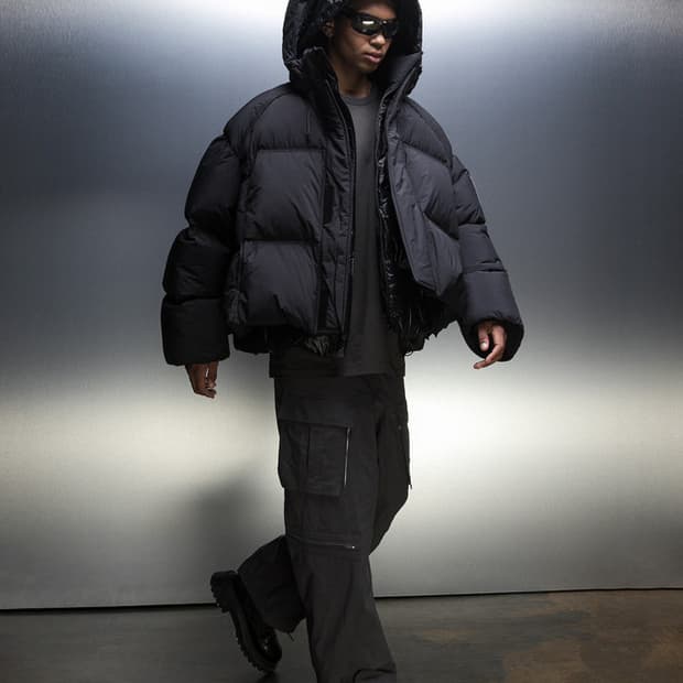 준지 209 패딩 48 더블 다운 점퍼 블랙 숏패딩