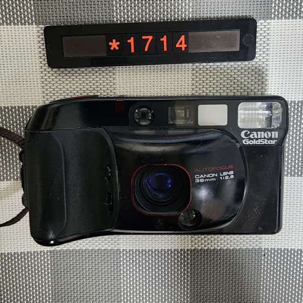 캐논 오토보이 3 데이터백 필름카메라