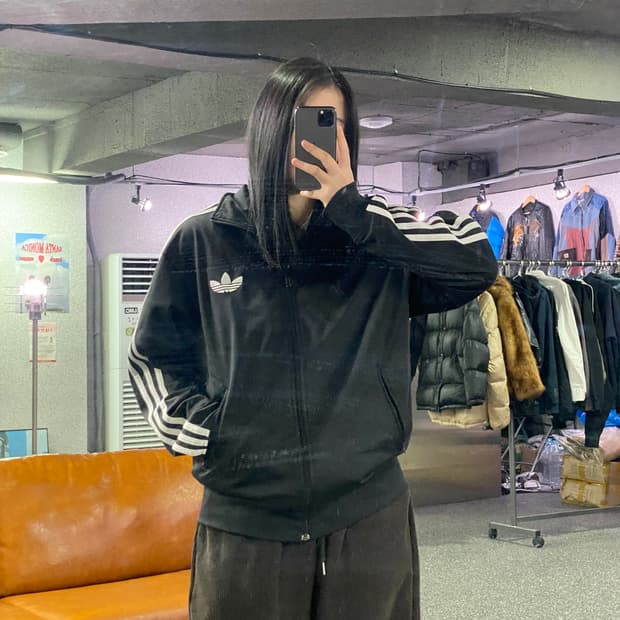 아디다스 파이어버드 블랙 트랙탑 져지 B3827