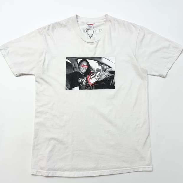 Supreme 슈프림 프리슈렁크 화이트 프린팅 티셔츠