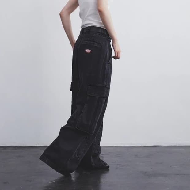 [M] Willy Chavarria Denim Cargo Pants 