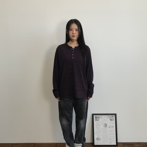 Nota Bene Henley Knit Long Sleeve