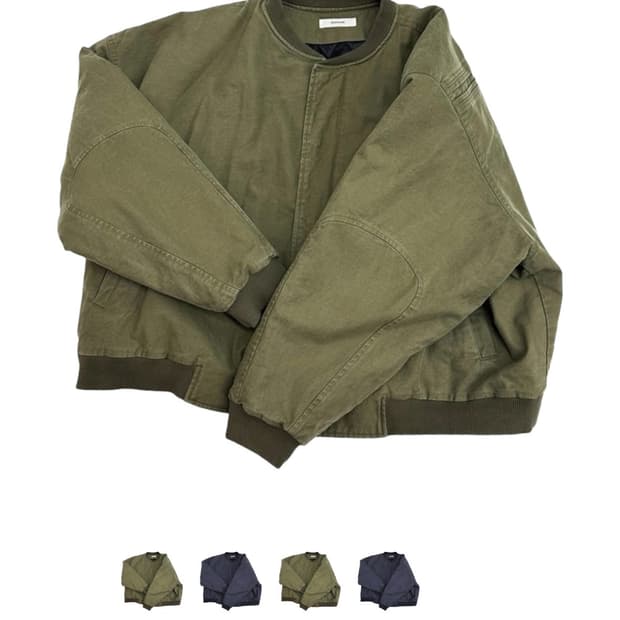 (OS) 논노드 서퍼다이 서지 봄버 자켓 빈티지 카키