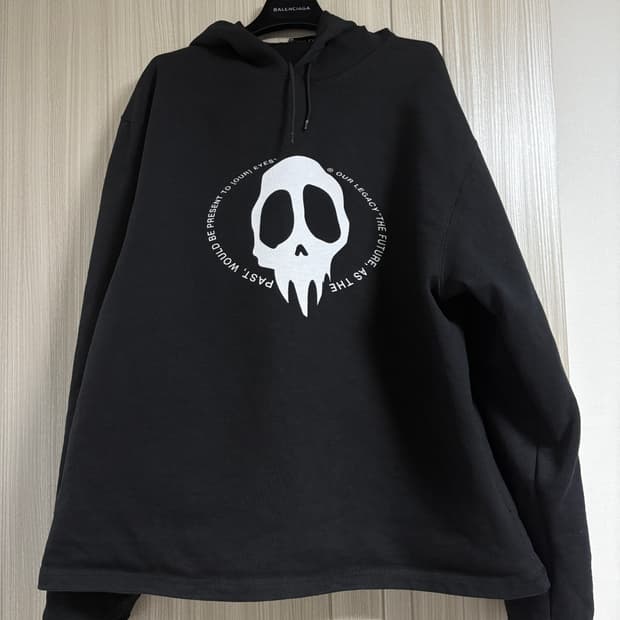 아워레가시 스컬 루즈핏 후드